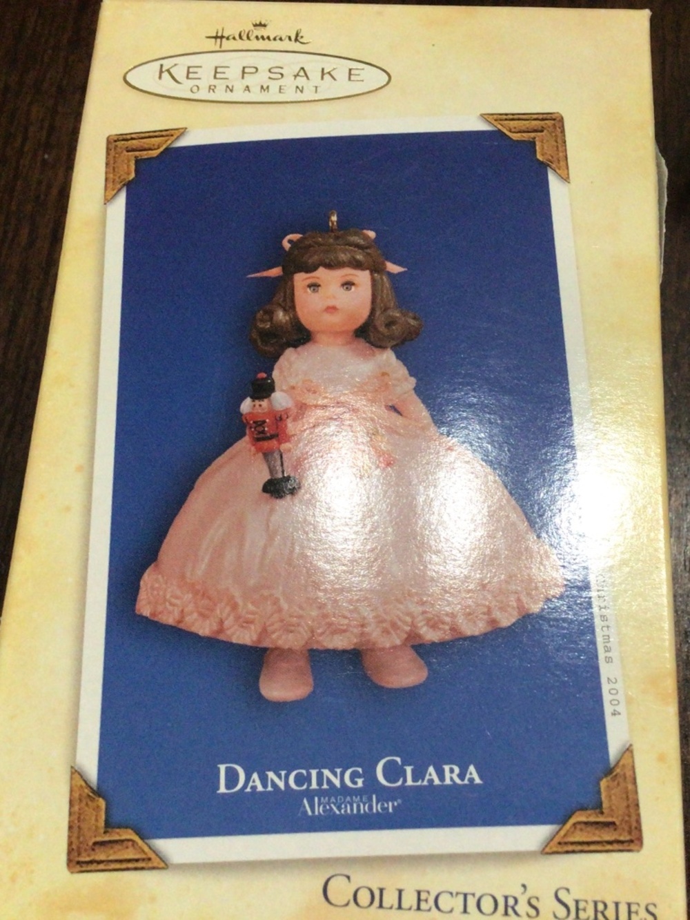 Vintage Hallmark Keepsake  ornament, dancing Clara, Madame Alexander 2004